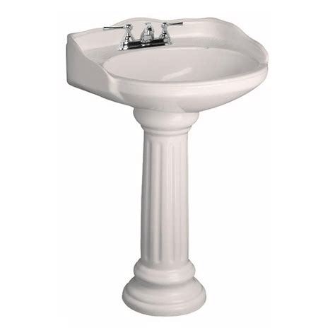 lowes barclay pedestal sink